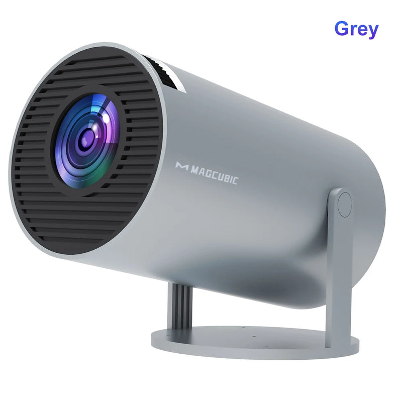 Projetor magcúbico hy300 pro 4k android 11 duplo wifi6 290ansi allwinner h713 bt5.0 1080p 1280*720p home cinema projetor ao ar livre